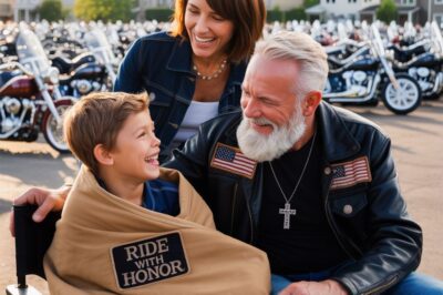 Mi hijo de 6 años se estaba muriendo de cáncer y su último deseo era ver una motocicleta. Pedí a algunos motociclistas en Facebook. 12,000 se presentaron y le regalaron su último día perfecto, pero fue lo que hicieron una semana después de su мυerte lo que dejó al mundo entero sin palabras.