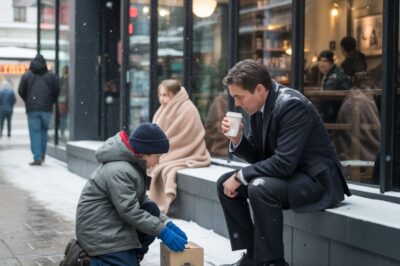 —Por favor, señor, solo diez dólares —suplicó el niño, agarrando una vieja caja de lustrabotas—. Puedo dejar sus zapatos como nuevos. Los necesito para comprarle medicinas a mi mamá.