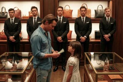 Un padre soltero pobre entró en una tienda de lujo. Todos rieron hasta que salió el dueño…