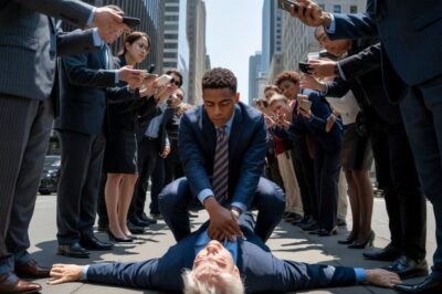 Un hombre negro pierde la entrevista de trabajo de sus sueños para salvar a un desconocido que estaba muriendo en una calle de Nueva York — antes de descubrir la horrible verdad sobre quién era realmente ese hombre…