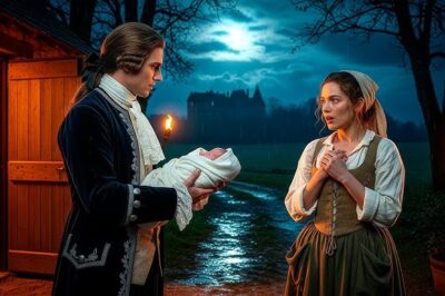 “ES MI HIJO, PERO NO EL DE MI ESPOSA”, DIJO EL MARQUÉS… AL ENTREGAR EL BEBÉ A LA JOVEN CAMPESINA