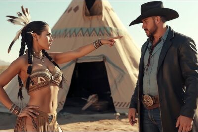 “La Mujer Apache Fugitiva Dice: ‘¡Dormiré Contigo, Vaquero—Y Vienen Nuestros Hijos!'”