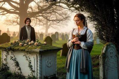 LA LAVANDERA LLEVABA FLORES A LA TUMBA DE LA DUQUESA… SIN SABER QUE EL DUQUE LA OBSERVABA EN SECRETO