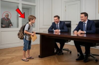 «SOLO VENGO A DEVOLVER ESTE SOBRE» — EL MILLONARIO SE RIÓ… PERO EL VERDADERO DUEÑO LO VIO TODO