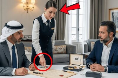 “Esto Es Falso” Gritó La Camarera En Árabe Perfecto — Salvó A Un Jeque Multimillonario De Una Estafa
