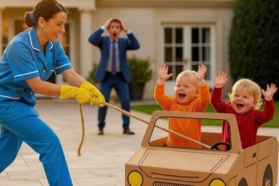 EL MILLONARIO NUNCA PENSÓ VER SONREÍR A SUS GEMELOS… HASTA HALLARLOS JUGANDO EN UNA CAJA DE JUGUETES