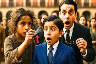 El hijo del millonario era ciego… hasta que una niña sacó algo de sus ojos que nadie imaginaba