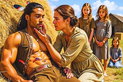 Mujer viuda con 3 hijas salva a un Apache solitario en un granero… y le cambia la vida.