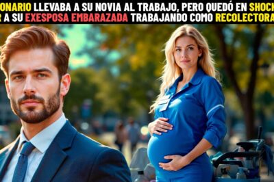 MILLONARIO SE SORPRENDE AL VER A SU EXESPOSA EMBARAZADA TRABAJANDO COMO RECOLECTORA DE BASURA.