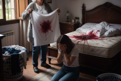 La joven esposa cambiaba las sábanas todos los días, hasta que su suegra levantó la manta y vio la sangre debajo…