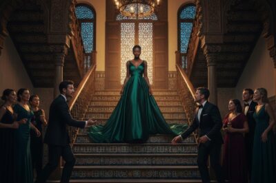 El millonario invitó a la mujer de la limpieza negra para reírse — “Él pensaba humillarla delante de sus amigos — sin imaginar que ella llegaría como una estrella y haría callar a todos.”