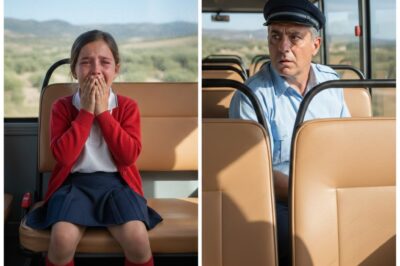 Chofer escolar ve a una niña llorar todos los días, revisa bajo su asiento tras bajarla y se queda sin aliento…..