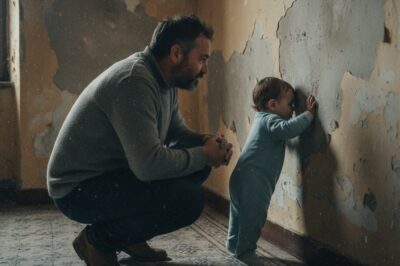 Un padre descubre que su hijo de un año se queda continuamente frente a la pared y se sorprende al escuchar tres palabras