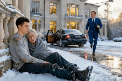 Multimillonario Se Queda Helado Al Ver A Su Madre Apoyada En Un Joven Sin Hogar — Corre Hacia Ellos…