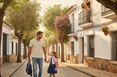 ME DI CUENTA DE QUE CUANDO MI ESPOSO LLEVA A NUESTRO HIJO A LA ESCUELA, LE TOMA UNA HORA — ASÍ QUE UN DÍA LOS SEGUÍ Y DESCUBRÍ LA VERDADERA RAZÓN POR LA QUE NO QUIERE QUE YO LO HAGA