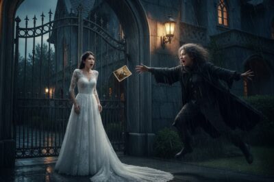 “Antes de la boda, una mujer desconocida me interceptó en la puerta de la casa de mi esposo y me lanzó una foto…”