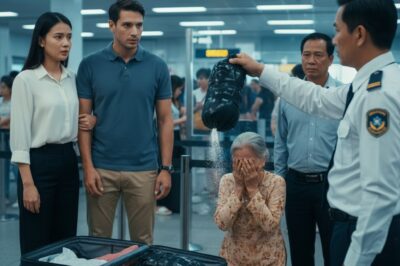 “Antes de irme a Australia, mi suegra puso una bolsa extraña en mi maleta; en el control de seguridad, ella rompió a llorar.”