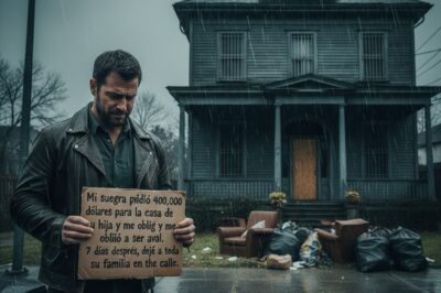 “Mi suegra pidió 400,000 dólares para la casa de su hija y me obligó a ser aval. 7 días después, dejé a toda su familia en la calle.”