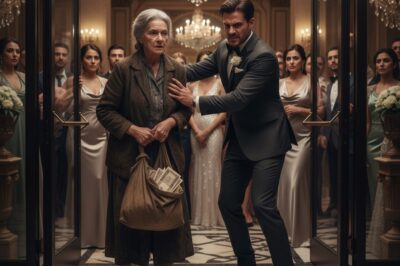 “Mujer recolectora expulsada de una boda revela un secreto en su bolsa que deja a todos helados.”