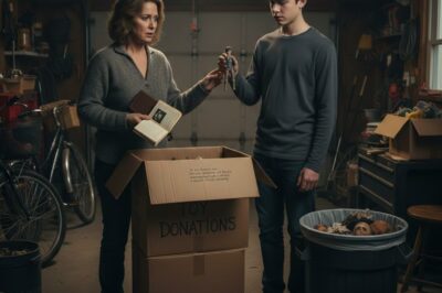 “Mi exmarido se casó con una joven và le mandó a nuestro hijo una caja de juguetes viejos. Iba a tirarla a la basura, pero descubrí un secreto.”