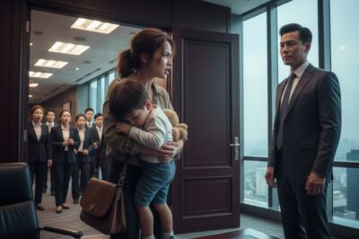 “Llevé a mi hijo a la oficina y me descontaron el sueldo, furiosa, irrumpí en la oficina del Presidente: ‘A partir de ahora, tu hijo será…”