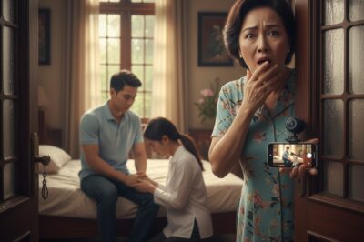 “La empleada doméstica se lẻn (se metía a escondidas) en la habitación de mi yerno por 2 horas cada día. Me quedé helada al descubrir la verdad.”