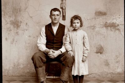 Este Retrato De Un Minero De 1912 Parecía Normal… Hasta Que Alguien Se Fijó En La Cara De Su Hija.