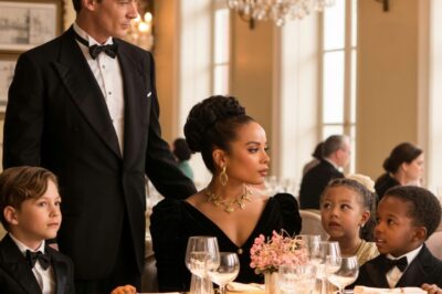 Un millonario encuentra a su exesposa negra en un restaurante, con trillizos idénticos a él…