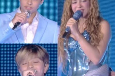Lo único que quiero es tu felicidad! Así suenan los herederos del talento de Shakira al acompañarla en tarima