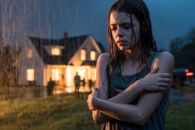 Tenía quince años cuando mi padre abrió la puerta de un empujón y gritó: “¡Sal de mi casa! No necesito una hija enferma”. La lluvia me empapó la ropa mientras caminaba hacia la tormenta, cargando solo con la vergüenza de una mentira que mi hermana había dicho. No lloré. Simplemente desaparecí en la noche. Tres horas después, sonó el teléfono. Cuando habló la policía, mi padre palideció por completo… y ahí fue cuando todo cambió.