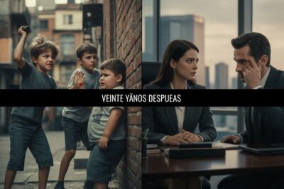 “Cuando tenía siete años, le di una paliza al niño del vecino. Veinte años después, fui a entrevistar al presidente de la compañía.”