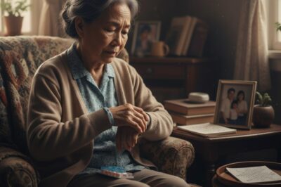 “Secretos de vejez: ocultando el dolor.”