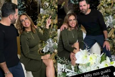 Lili Estefan presume su árbol… pero el verdadero adorno está a su lado