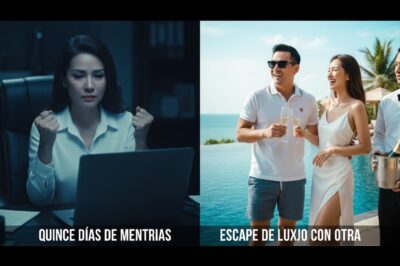 “Quince días de mentiras: El falso viaje de negocios de mi esposo và su escape de lujo con otra.”