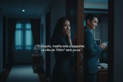 “Me despierto en mitad de la noche y escucho a mi marido hablar por teléfono con su amante: ‘Tranquila, mañana ella desaparecerá. La villa de 700m² será tuya’.”
