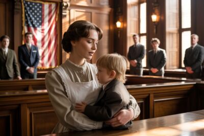 La criada acusada de robo entró sola en la sala del tribunal, pero cuando el hijo del millonario tomó la palabra en el estrado, la verdad hizo estallar el silencio en la sala.