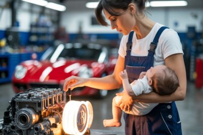 Nueve Expertos Rechazaron Reparar el Motor de su Bugatti de 3 Millones, Pero Cuando Entró en mi Humilde Taller y Me Vio Con Mi Bebé en Brazos, Ocurrió el Milagro que Nadie Esperaba.