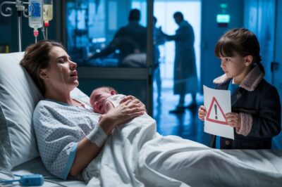 Inmediatamente después de dar a luz, todavía estaba en mi cama de hospital. De repente, mi hija entró corriendo y gritó: “¡MAMÁ! ¡TENEMOS QUE IRNOS DE ESTE HOSPITAL YA!”. Confundida, pregunté: “¿Qué quieres decir?”. Me entregó un papel. “Por favor… Mamá, mira esto”. En cuanto lo leí, le apreté la mano con fuerza. Nos fuimos sin mirar atrás.
