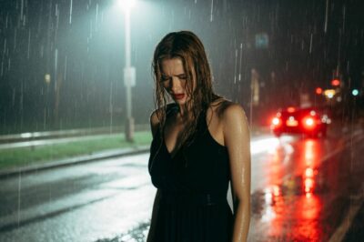 Mi esposo me abandonó bajo la lluvia, a 60 kilómetros de casa. Dijo que “necesitaba una lección”. No discutí. Simplemente me quedé allí parada, viéndolo alejarse. Un rato después, una camioneta negra se detuvo. Mi guardia de seguridad salió, tranquilo, preparado y con el control. Sonreí al subir a la camioneta. Su crueldad había terminado. Este fue su último error.