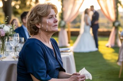 Mi hijo me sentó en la última fila de su boda, avergonzado de mi pobreza. No sabía que el multimillonario que se sentaba a mi lado era el amor de mi vida, ni que ahora era dueño del edificio de su suegro.