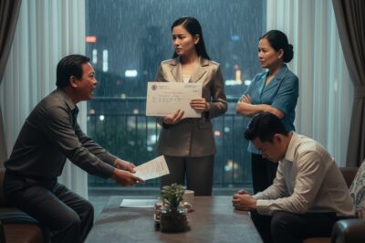 “Le regalé una mansión a mis padres, mi suegro se enteró và me obligó a dársela a su hijo bajo amenazas.”