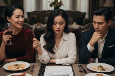 “Mi marido ascendió con un sueldo de 50 millones; sus padres me obligaron a divorciarme diciendo: ‘¡Tú no estás a su nivel!'”