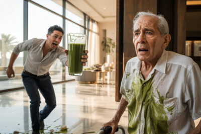 A los 91, mi hijo me ofreció un jugo verde… y su pánico me salvó la vida