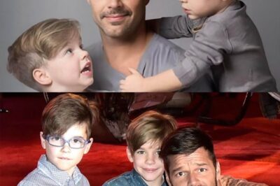 Ricky Martin presume lo hermosos y grandes que están creciendo sus hijos
