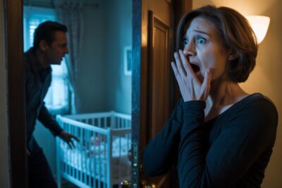 Instalé una cámara oculta en la habitación de la hija de 7 años de mi esposo porque estaba convencida de que le estaba haciendo daño a mi bebé. Necesitaba pruebas, algo que pudiera mostrarle a mi esposo para que finalmente me creyera. Pero esa noche, al ver la grabación, se me encogió el corazón. No era la niña que se escabullía hacia la cuna. Era una adulta, alguien que seguía sonriendo en la mesa, besando la frente de mi bebé… y actuando como si todo estuviera bien. Entonces vieron la cámara, y tuve que correr para salvar mi vida.