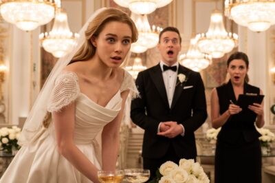 Su madre se levantó durante el brindis y sonrió como un cuchillo. “Antes de que llames a su familia”, anunció, “deberías saber quién es ella *realmente*”. La risa recorrió el salón de baile. Mis manos temblaron alrededor de mi ramo, hasta que levantó una carpeta y mi prometido palideció como un fantasma. “Díselo”, exigió. Dejé mi copa y miré a todos a los ojos. “De acuerdo”, dije en voz baja. “Pero después de que hable… ninguno de ustedes volverá a mirarlo de la misma manera”.