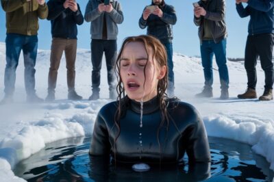 La familia de mi yerno pensó que era divertidísimo empujar a mi hija a un lago helado. La sujetaron allí, gritando y temblando, mientras la filmaban como si fuera una broma pesada de un reality show. “¡Miren qué drama!”, se burlaron, y su propio esposo se quedó allí grabando, sonriendo, como si verla ahogarse fuera un entretenimiento. Cuando finalmente logró salir, con los labios morados y jadeando, corrí hacia ella pidiendo ayuda, pero todos a nuestro alrededor se quedaron mirándola con cara de pocos amigos, como si no fuera un ser humano. Para cuando llegó la ambulancia, me temblaban las manos de rabia tanto que apenas pude marcar el número. Mi hermano, un exmarine, contestó al primer timbre. No grité. No lloré. Solo dije: “Hazlo. Han ido demasiado lejos”. Lo que sucedió en las siguientes veinticuatro horas… destrozó a toda esa familia de una manera que nunca vieron venir.