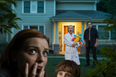 Todas las mañanas, llevo a mi esposo y a nuestro hijo de 5 años a la estación de tren. Ese día, de camino a casa, mi hijo me agarró la mano. “Mamá, hoy no podemos ir a casa”. “¿Por qué?”, ​​pregunté. Dudó un momento y susurró: “…Papá…”. Con un mal presentimiento, nos escondimos y observamos nuestra casa a escondidas. Lo que vi me dejó sin palabras.