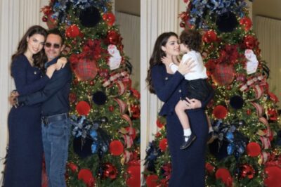 Se la lucieron Nadia Ferreira y Marc Anthony en su elegante cena de Nochebuena