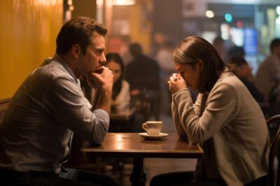 Mi esposa nos abandonó a mí y a nuestros hijos después de que perdí mi trabajo; dos años después, me la encontré inesperadamente en un café y estaba llorando.